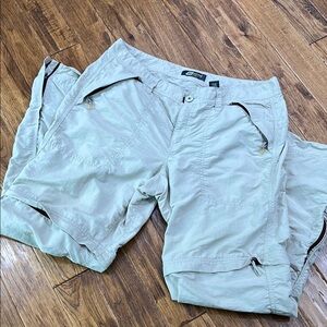 Eddie Bauer Convertible Pants in Light Gray
